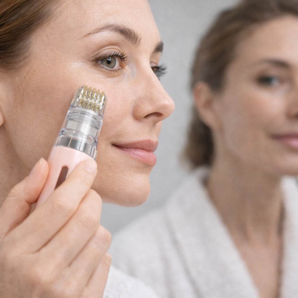 Roll On™ - Set microneedling con applicatore e ricariche